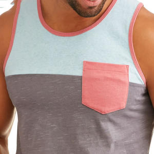 Summer Dry Fit <b>Gym</b> <b>Tank</b> <b>Tops</b> <b>Men</b> Breathable Fitness Sports Knitted Casual Style Digital Printing 100% Cotton Eco-Friendly Wear - Product Image 3
