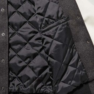 Veste de baseball pour hommes taille personnalisée Streetwear support de style bouton avant prix raisonnable vestes de baseball pour hommes - Product Image 6