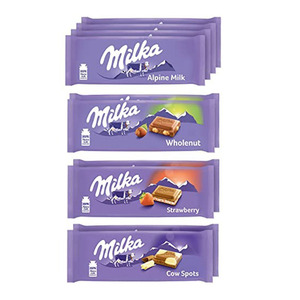 Chocolate con Leche MILKA Blanco en Barra de 100g, 100% Leche Alpina, en Venta y para Exportación - Product Image 6