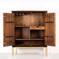 Armoire à bar en bois Noyer
