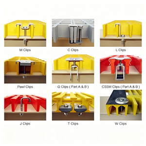 Clips de grille en acier inoxydable, design industriel <span class=keywords><strong>extérieur</strong></span>, résistant au feu, résistant à l'eau, durable, anti-corrosion, personnalisable - Product Image 2