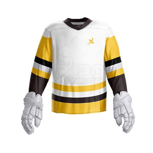 Uniforme de Hockey sur glace d'équipe professionnelle uniforme confortable hommes vêtements de sport uniforme de Hockey sur glace à séchage rapide - Product Image 5