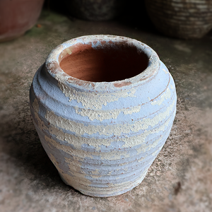 Jarrones de cerámica esmaltados directos de fábrica, maceta decorativa Atlantis estilo océano para jardín, hoteles, centros comerciales, artesanías únicas hechas a mano - Product Image 3