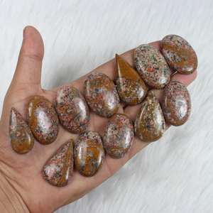 Lote a granel al por mayor de piedras preciosas sueltas de jaspe de Unakita Natural multicolor y multiforma, calidad increíble para la fabricación de joyas - Product Image 1
