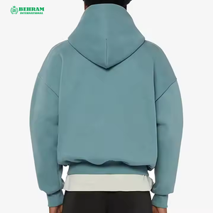 เสื้อฮู้ดซิปแบบสวม Unisex ผ้าฝ้าย 100% หนา 500gsm ทรงปกติ สั่งทำได้ ออกแบบลายปักเก็บความร้อน สไตล์ลำลอง ขายส่งปี 2026 - Product Image 5