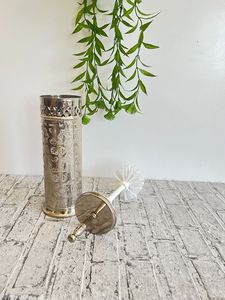 Elegant Look Metal <b>Toilet</b> <b>Brush</b> Holder For Home Washroom Decor Providing Neat And Organized <b>Toilet</b> Area - Product Image 2