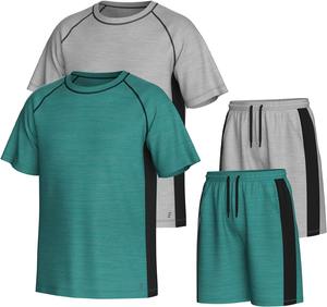 Conjunto Deportivo Casual Premium para Hombre, Ropa Deportiva de Verano con Camiseta y Pantalones Cortos Transpirables y Elegantes, Colores Personalizados - Product Image 2