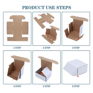 Wholesalers White Shipping <b>Boxes</b> Set - Corrugated Cardboard Mailer <b>Boxes</b> for <b>Small</b> Business <b>Gifts</b> & Mailing - Product Image 6