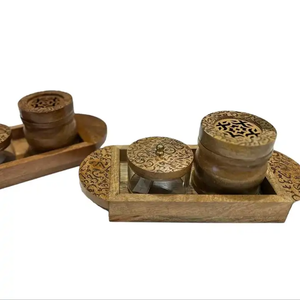 Quemador Bakhoor de diseño Simple, soporte de incienso superventas de alta calidad de Metal y madera, uso para decoración del hogar hecho a mano - Product Image 4