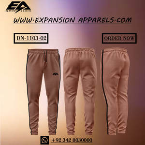 Pantalon de jogging décontracté mi-long en coton imperméable de haute qualité pour hommes, personnalisé, avec taille élastique, idéal pour le printemps, pour garçons - Product Image 2