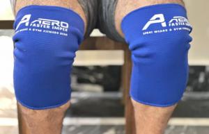 Adjustable Double Ply Latex Polyester <b>Knee</b> <b>Sleeves</b> Custom Logo Sports <b>Gym</b> Training Compression Breathable Soft Spring <b>Knee</b> - Product Image 5