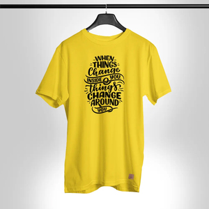 Camiseta de alta calidad hecha de algodón Slim Fit Hombres Camisetas con estampado de pantalla Disponible en DTF DTG Camisetas de manga corta personalizadas para hombres - Product Image 3