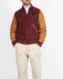 Chaqueta Universitaria Personalizada para Hombre, Estilo Béisbol, Ropa Casual para Exteriores, Diseño Duradero y Moderno, 100% Algodón, el Mejor Producto AKO - Product Image 2