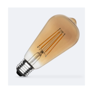 Bombillas LED DEC. PEBETERO 6W E27, Color Ámbar, Producto Regular - Product Image 1