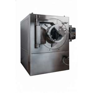 Machine de revêtement de comprimés AGM avec tambour pré-perforé pour suppléments et pilules, personnalisable, fabriquée en Italie, capacité de 100 litres, 380V - Product Image 1