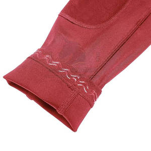 Pantalon d'équitation pour femmes de qualité supérieure, sans couture, taille haute, longueur intégrale, respirant, léger, en spandex/polyester - Product Image 3