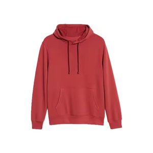 Sudadera con Capucha Ligera de Felpa Francesa 100% Algodón para Hombre, Tallas Grandes, Estilo Urbano, con Logotipo Personalizado para la Temporada de Invierno - Product Image 1