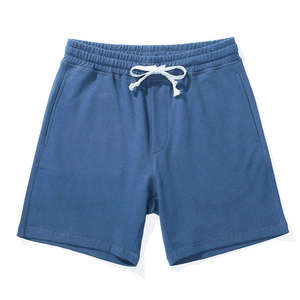 2025 hommes survêtement coton Shorts sweat hommes Fitness course français éponge court respirant Gym Shorts 100% coton Shorts - Product Image 1