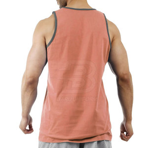 Camiseta sin Mangas para Hombre, Informal, de Algodón/Poliéster, de Secado Rápido y Transpirable, con Diseño de Color Personalizado, Precio Bajo al por Mayor, Ropa Deportiva - Product Image 4
