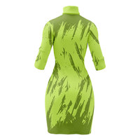 Robe longue en laine pour femme, collection Hiver 2026, modèle élégant à manches longues, taille naturelle, couleur unie, tricotée
