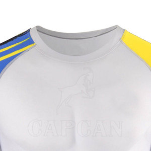 เสื้อรัดรูปแขนยาวสำหรับออกกำลังกายผู้ชาย สวมใส่สบาย ปรับแต่งได้ เหมาะสำหรับฟิตเนส ยิม ออกกำลังกาย MMA โยคะ ผลิตจากผ้าสแปนเด็กซ์/ไนลอน - Product Image 5
