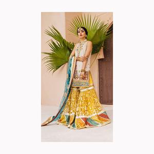 La mejor colección nupcial de seda de alta calidad a la moda para damas, traje de diseño personalizado, colección elegante Eid de Luxury Boutique - Product Image 4