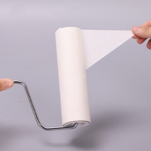 Miễn phí Mẫu 16 cm dài xử lý tái sử dụng di động <span class=keywords><strong>Lint</strong></span> Remover con lăn dính PP vật liệu Dog Pet tóc làm sạch Hướng dẫn sử dụng vải bụi - Product Image 3