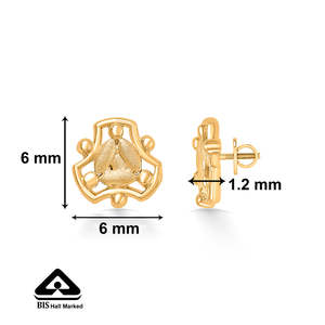18K Gold Kids <b>Pearl</b> <b>Diamond</b> <b>Earring</b> for Wedding Party Anniversary - Product Image 5