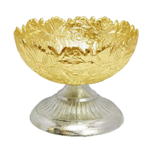 ชามสลัดอลูมิเนียมแบบทำมือชามผลไม้ลายนูนสีตามสั่งสำหรับใช้บนโต๊ะในครัวแบบใช้แล้วทิ้ง - Product Image 1