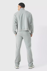 ชุดวอร์มสวมหัวมีซิปไซส์ใหญ่สำหรับผู้ชายชุดวอร์มใส่สบายระบายอากาศได้ดี - Product Image 2