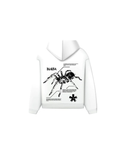Custom Spider Vintage Essential Pullover Hoodie 100% Cotton High Quality Winter <b>Fleece</b> Men's Logo Printed Spider Hoodie <b>Black</b> - Product Image 3