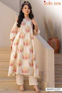 Wholesale Cotton Printed Stylish <b>Kurti</b> WIth Bottom Collection rate Available at Discounted Rates - Product Image 5