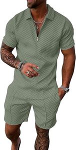 Ensemble de t-shirts et shorts pour hommes, style streetwear décontracté, 100% coton, été 2025, personnalisable, ample, uni, deux pièces - Product Image 2