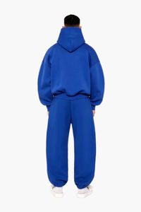 Survêtement 2 pièces en coton et polyester unisexe à manches longues pour un usage quotidien Haut à capuche décontracté Respirant Écologique Séchage rapide Solide - Product Image 2