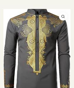 Vestidos tradicionales de 2 piezas de estilo afgano para hombres 100% Material de alta calidad hecho para hombres vestido afgano Shalwar Kameez - Product Image 2