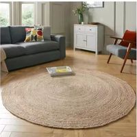 Coton tissé bohème décor abstrait tapis de sol fabriqué à la main plat tissage glands Latex pour chambre/salon espaces prix de gros