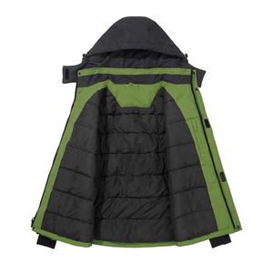 Chaqueta de esquí impermeable para hombre, gran oferta, moda a prueba de viento, abrigo de invierno para exteriores, bolsillo frontal, lona transpirable Reversible - Product Image 5