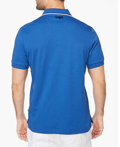 Nuevo Diseño de Polo para Hombre, Color Sólido, Elástico en Cuatro Direcciones, Cuello con Botones 1/4, Logotipo en Relieve, Personalizado OEM, Polo de Golf - Product Image 2