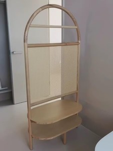 Diviseur de pièce en rotin avec étagères fabriqué au Vietnam matériau écologique Diviseur de pièce décoratif pour meubles de maison en gros - Product Image 6