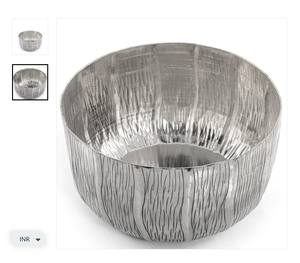 Elegante tazón decorativo hermoso elegante centro de mesa de lujo perfecto para la exhibición de la decoración del hogar - Product Image 5