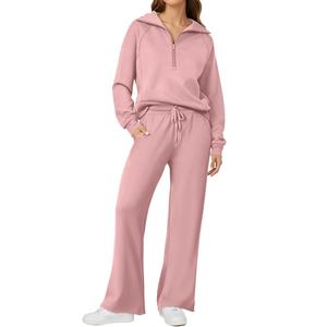 Conjunto Deportivo Casual de Invierno para Mujer de 2 Piezas, Marca Levi Industry, Manga Larga, con Bolsillos, Transpirable - Product Image 1