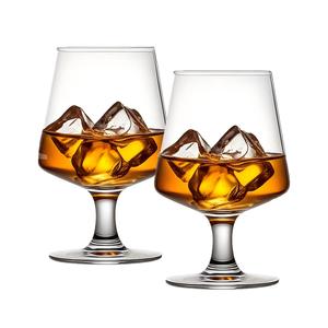 Verres à vin gobelet vintage soufflés à la main de 15,2 oz avec pied court pour le vin pour la bière - Product Image 1