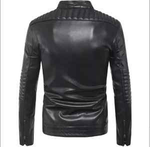 Chaqueta de piel de vaca auténtica de invierno para hombre personalizada informal chaqueta gruesa de moda con cremallera OEM servicio al por mayor crudo - Product Image 5