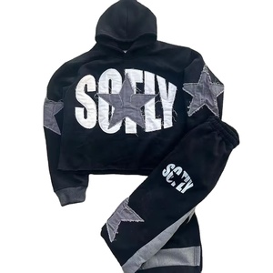 Chándales con Logotipo Bordado Personalizado, Sudaderas Extra Grandes, 100% Algodón, Chándal de Moda de Alta Calidad - Product Image 1