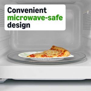 Assiettes en papier jetables de qualité supérieure 100% NEUVES, 8,62 pouces, 100 unités, utilisables au micro-ondes, scellées en usine, USA |   PRÊT À EXPÉDIER - Product Image 3