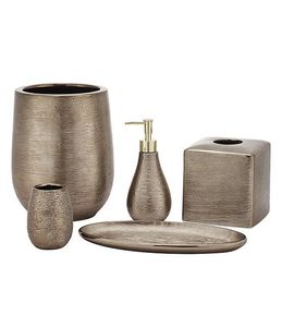 Ensemble de salle de bain en métal de forme élégante pour accessoires de salle de bain décoratifs améliorant le style intérieur général - Product Image 4