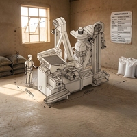 Usine de décorticage de riz complète Jinshunda, équipement de traitement automatique du riz