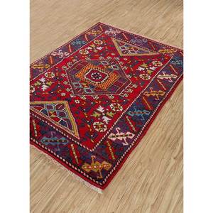 Tapis en laine noués à la main Nuray, géométriques, rouge et orange, pour la décoration de la maison, du salon et du couloir, rectangulaires, Pae-4503 - Product Image 2