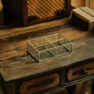 กล่องเก็บเครื่องประดับโปร่งใสหรูหราชัดเจนเหมาะสำหรับโต๊ะเครื่องแป้งในห้องนอนอุปกรณ์ในการเดินทางและจัดแสดงตกแต่ง - Product Image 2