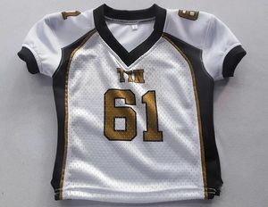 Uniformes de Fútbol Americano Hechos a Medida, Camisetas Transpirables de Manga Corta, Tallas Grandes, 100% Poliéster, Antibacterianas y que Absorben la Humedad - Product Image 5